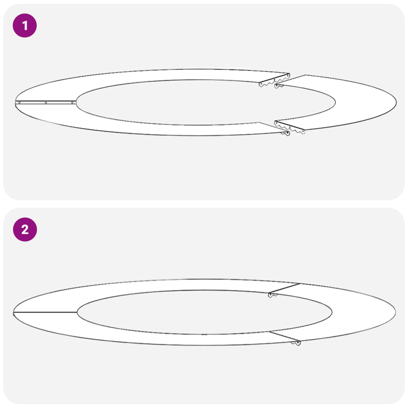 Schiebetür mit Hardware-Set ORKDAL86x211 cm