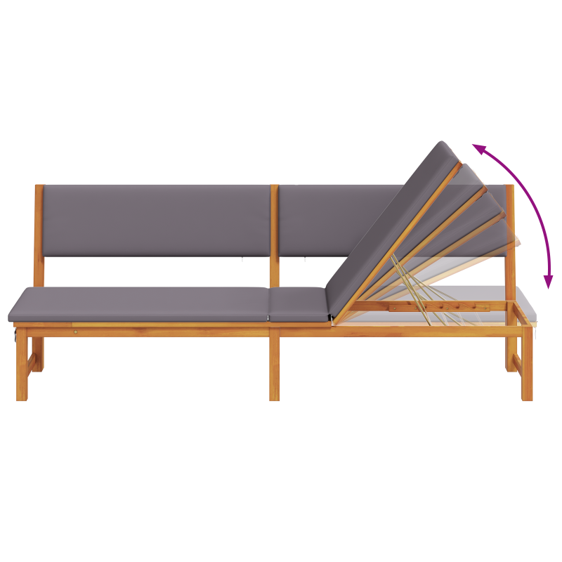 6-teiliges Garten Sofa Set mit Kissen Schwarz Poly Rattan