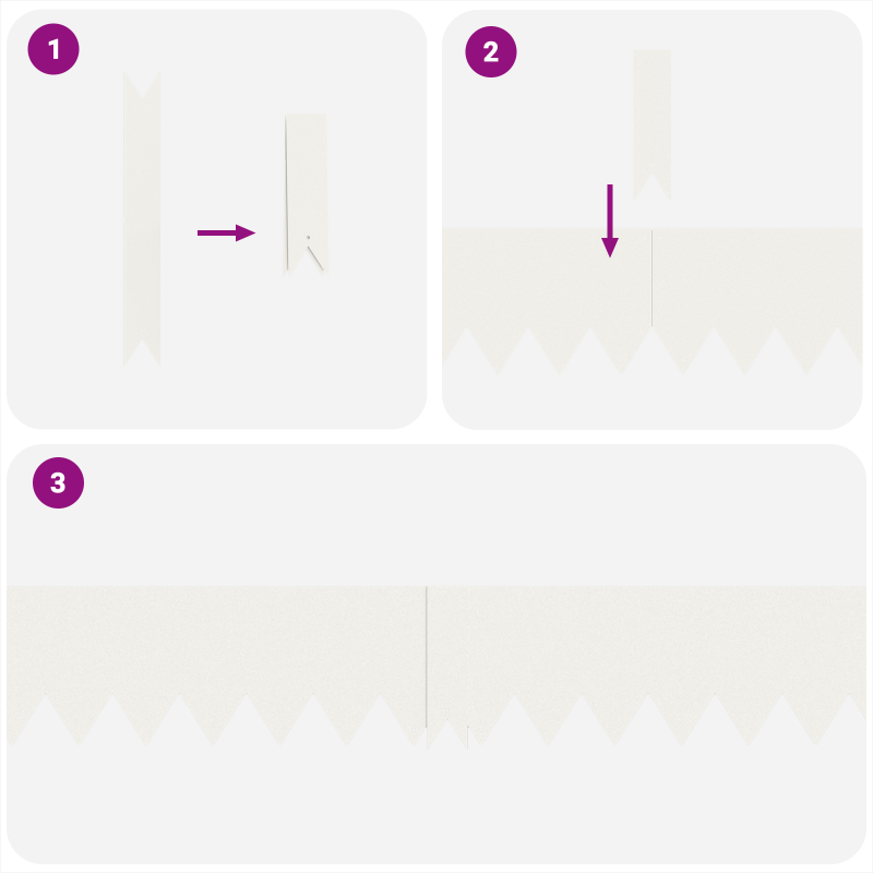 Rasenbegrenzer 50 Stück Weiß 100x0.5x15 cm Kunststoff