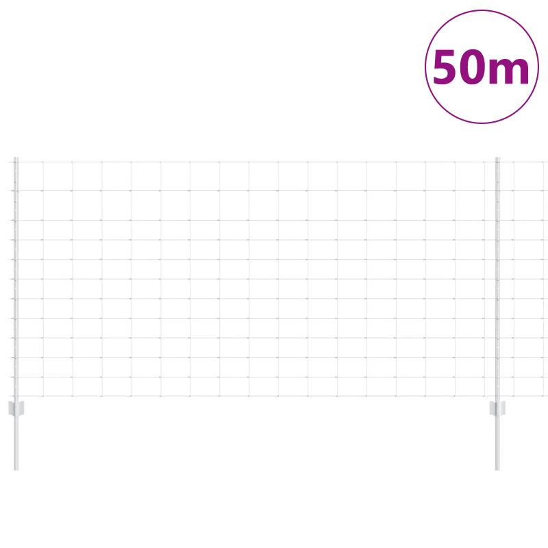 Zaunpfosten 22 Stück U-Kanal 120 cm verzinkter Stahl
