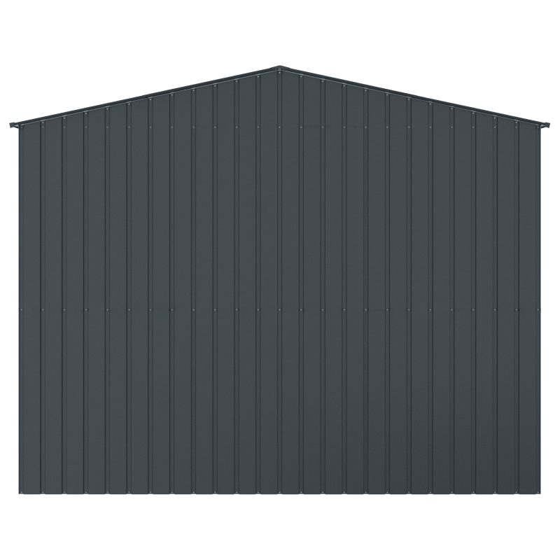 Vogelvoliere mit Erweiterung Anthrazit 310x442x247 cm aus Stahl