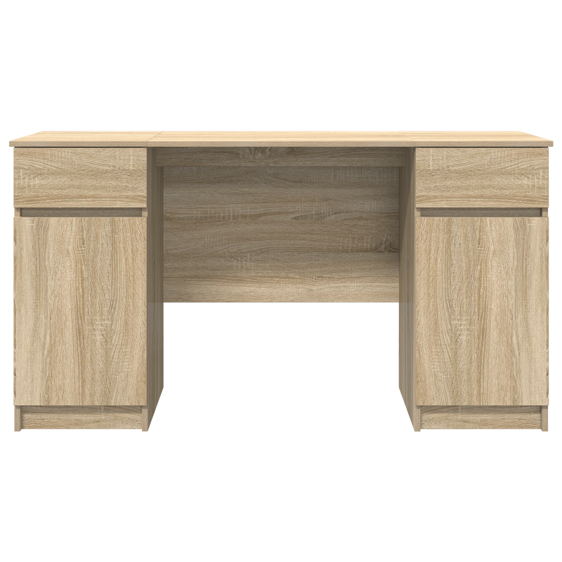 Schreibtisch Sonoma Eiche 140x49x76 cm Holzwerkstoff