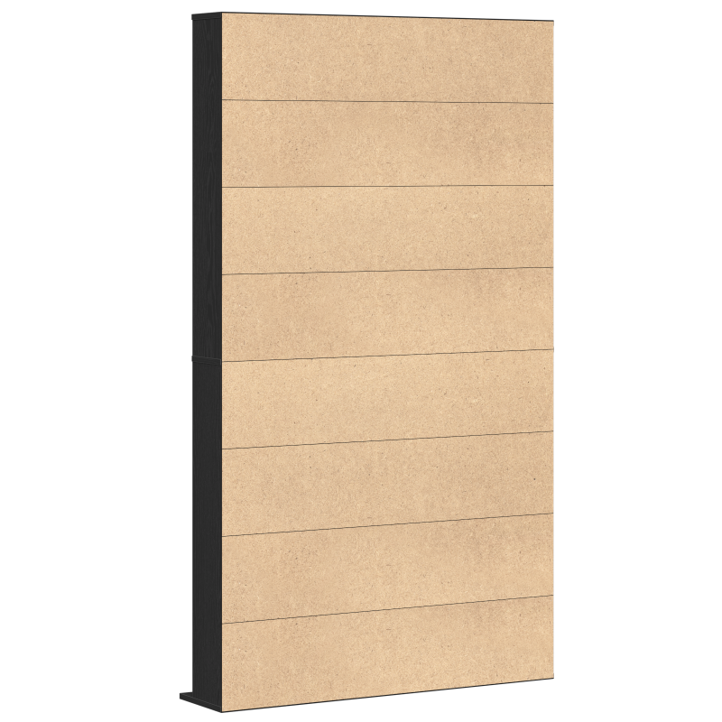 CD-Regal Schwarz Eiche 101x23x177,5 cm Holzwerkstoff