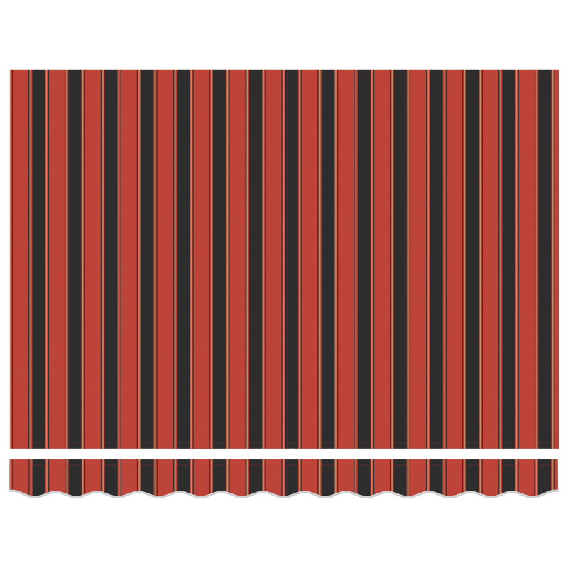 Automatische Ausziehbare Markise Orange und Braun 300x250 cm