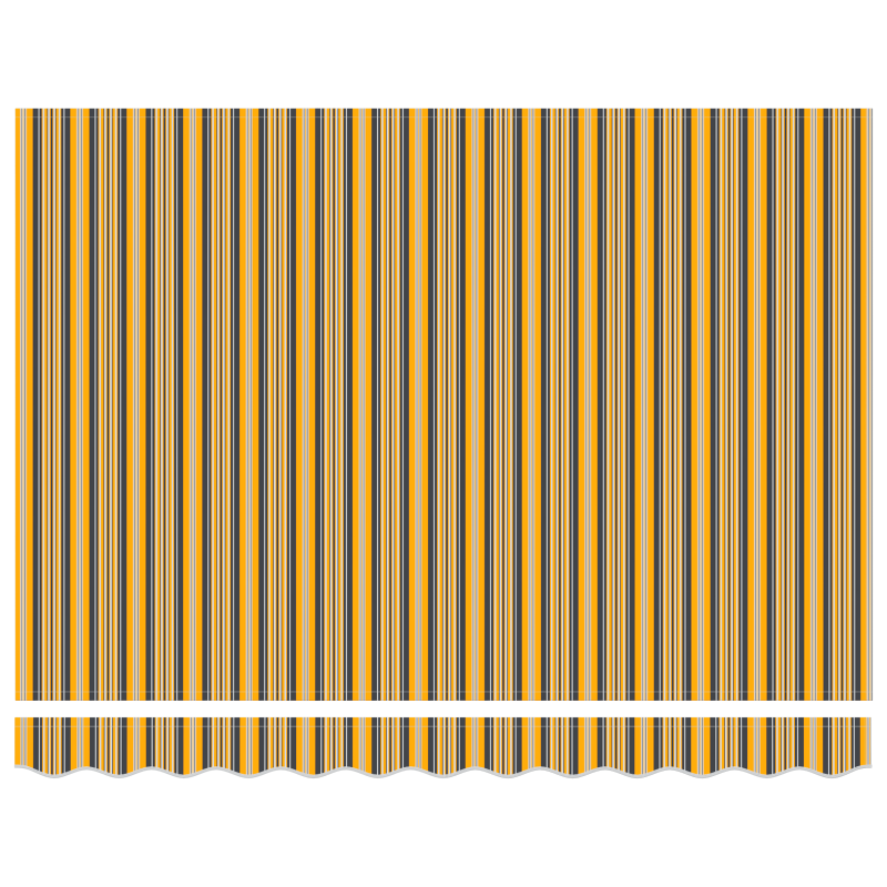 Manuelle einziehbare Markise mit LED mehrfarbigen Streifen 300x250 cm