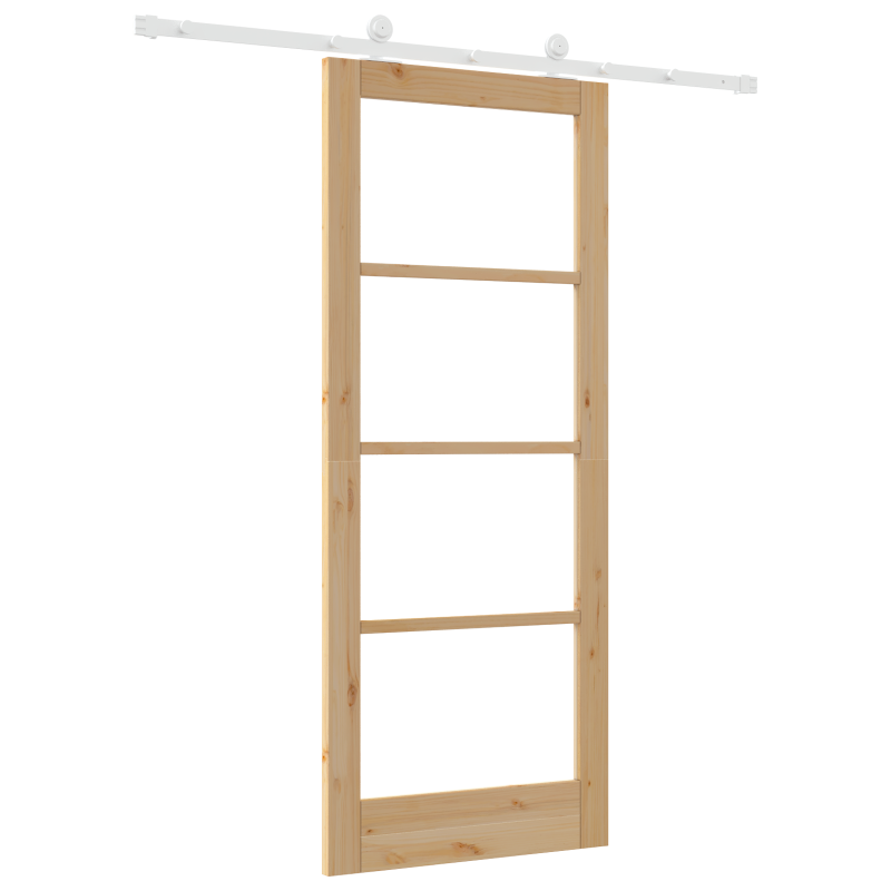 Schiebetür mit Beschlagsatz ORKDALMassivholz & Glas