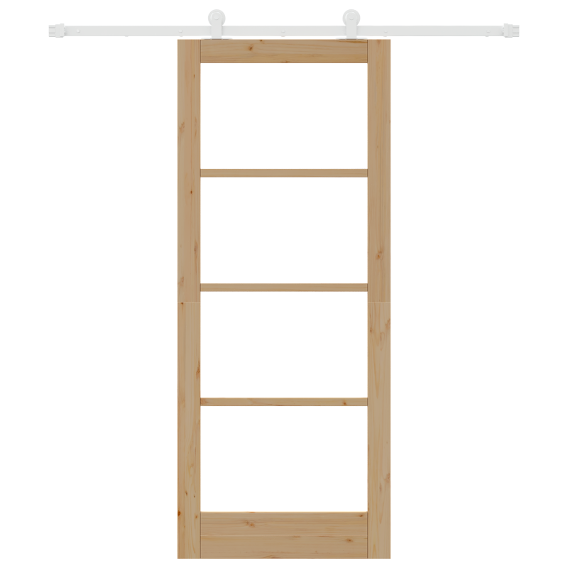 Schiebetür mit Beschlagsatz ORKDALMassivholz & Glas