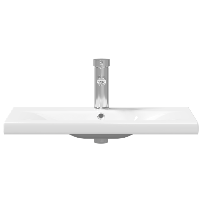 Badezimmerschrank mit integriertem Waschbecken Altholz