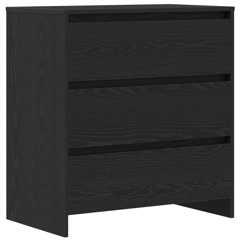 3-teilige Sideboards aus schwarzem Holzwerkstoff