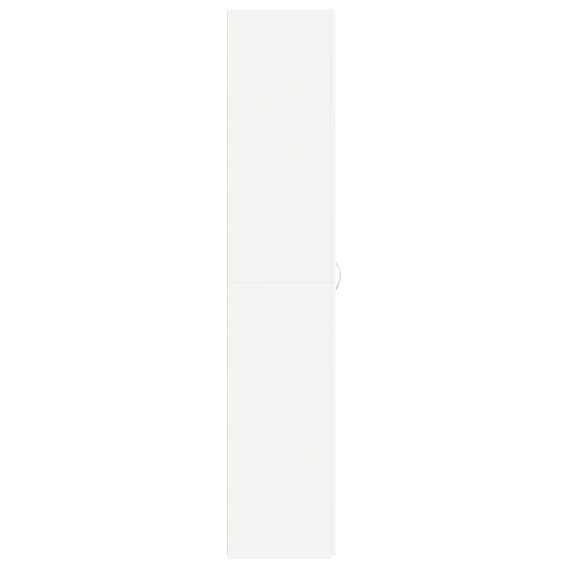 Schuhschrank Weiß 80x35.5x180 cm Holzwerkstoff