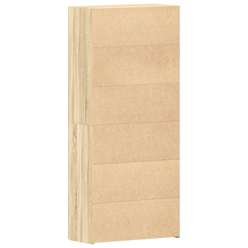 Schuhschrank Sonoma Eiche 80x35,5x180 cm Holzwerkstoff