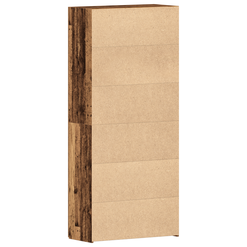 Schuhschrank Altholz 80x35,5x180 cm Ingenieurholz