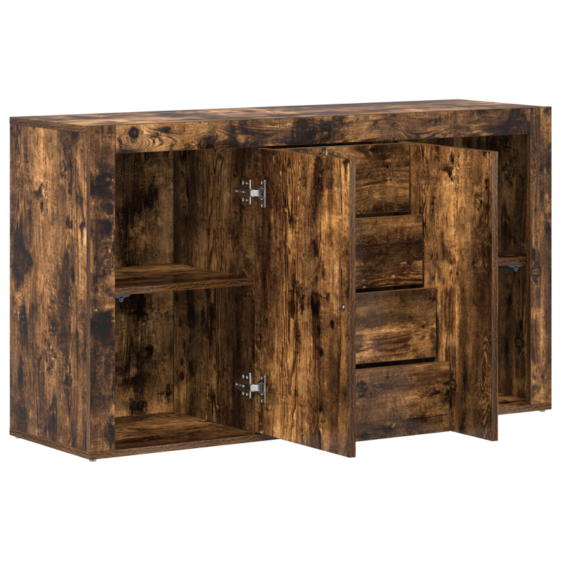 Sideboard Geräucherte Eiche Holzwerkstoff 120 x 36 x 69 cm