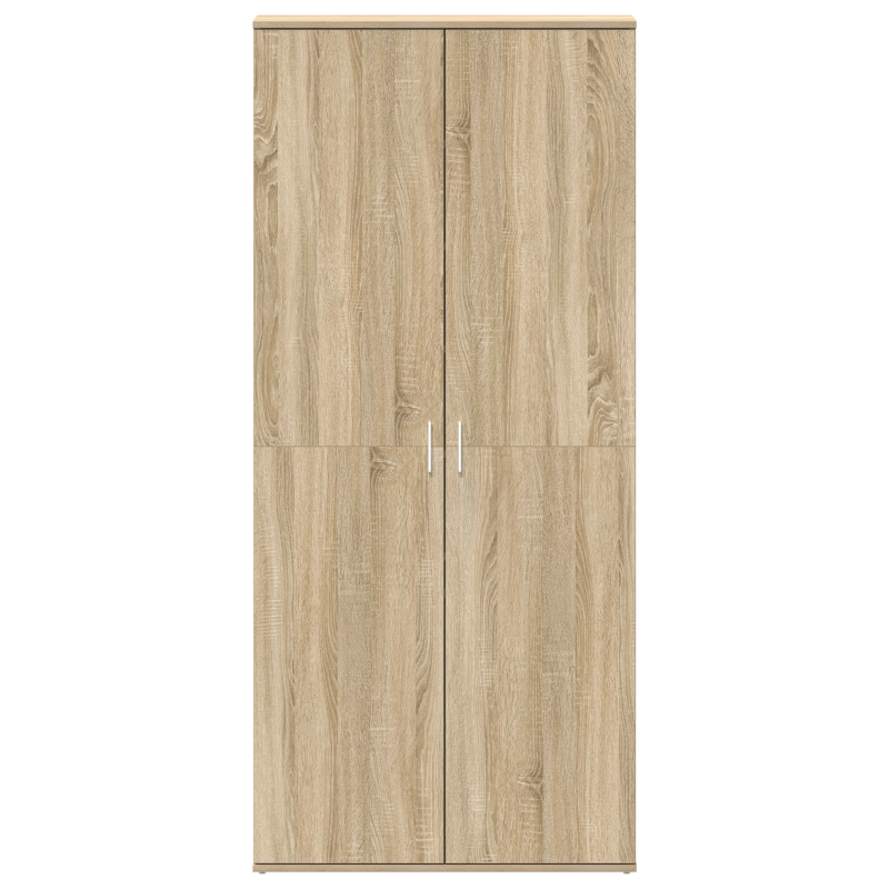 Schuhschrank Sonoma Eiche 80x39x180 cm Holzwerkstoff