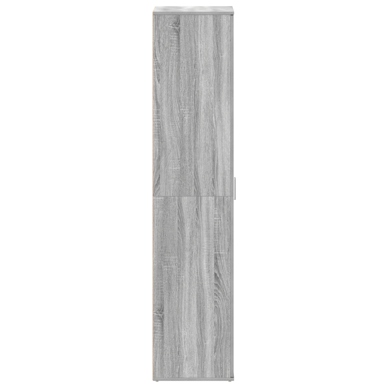 Schuhschrank Grau Sonoma 80x39x180 cm Holzwerkstoff