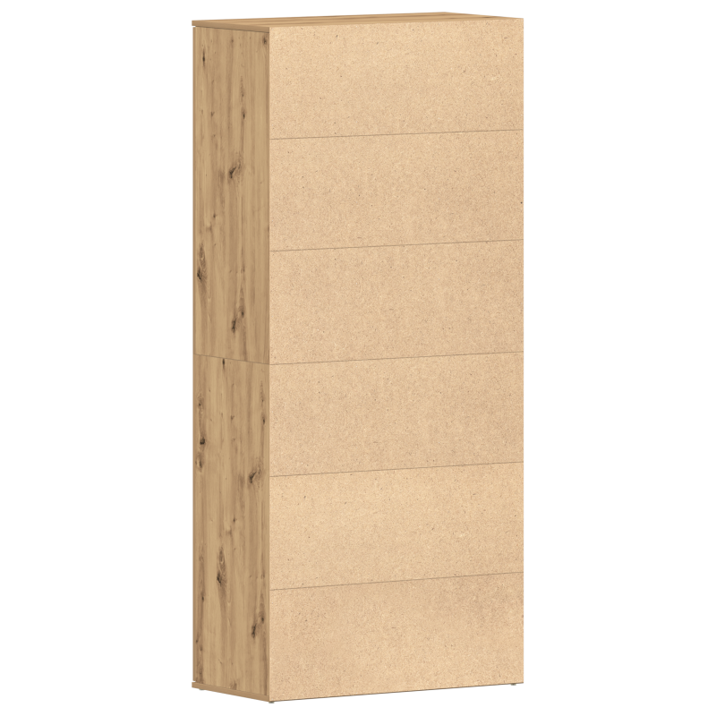 Schuhschrank Artisan Eiche 80x39x180 cm Holzwerkstoff