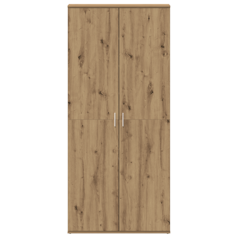 Schuhschrank Artisan Eiche 80x39x180 cm Holzwerkstoff