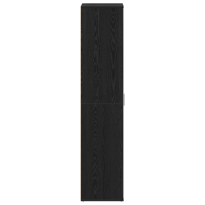 Schuhschrank Schwarze Eiche 80x39x180 cm Holzwerkstoff