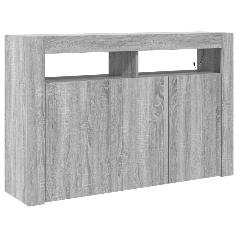 Sideboard Graues Sonoma Holzwerkstoff 116 x 30 x 75 cm Sideboard