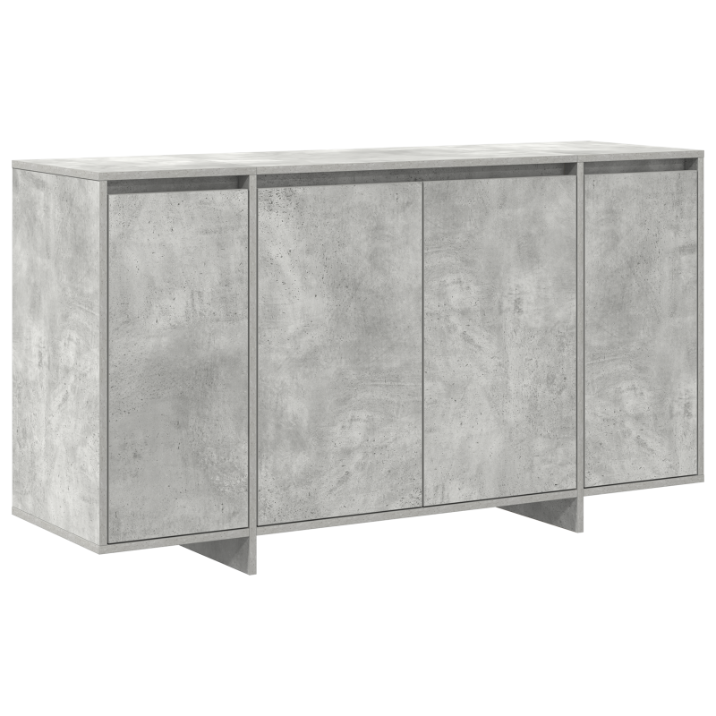 Beton Grau Sideboard Beton grau Holzwerkstoff 135 x 41 x 75 cm