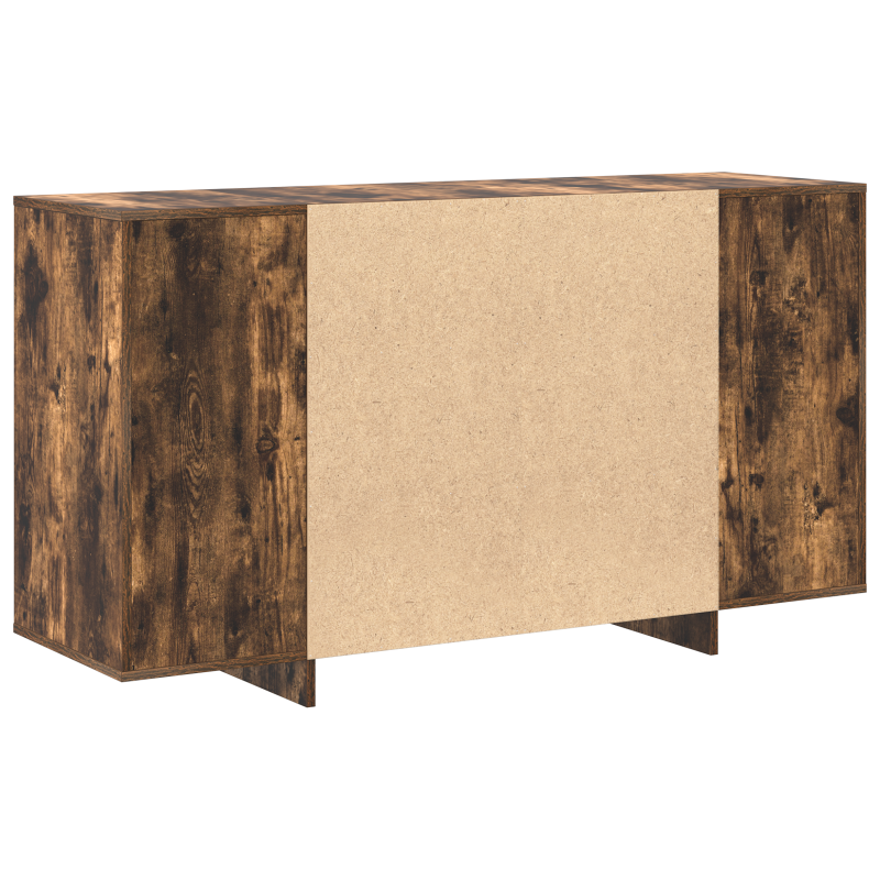 Geräumiges Eichen-Sideboard Geräucherte Eiche Holz 135 x 41 x 75 cm