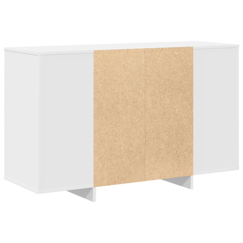 Weißes Sideboard Weiß Beschichtetes Holz 120 x 41 x 75 cm