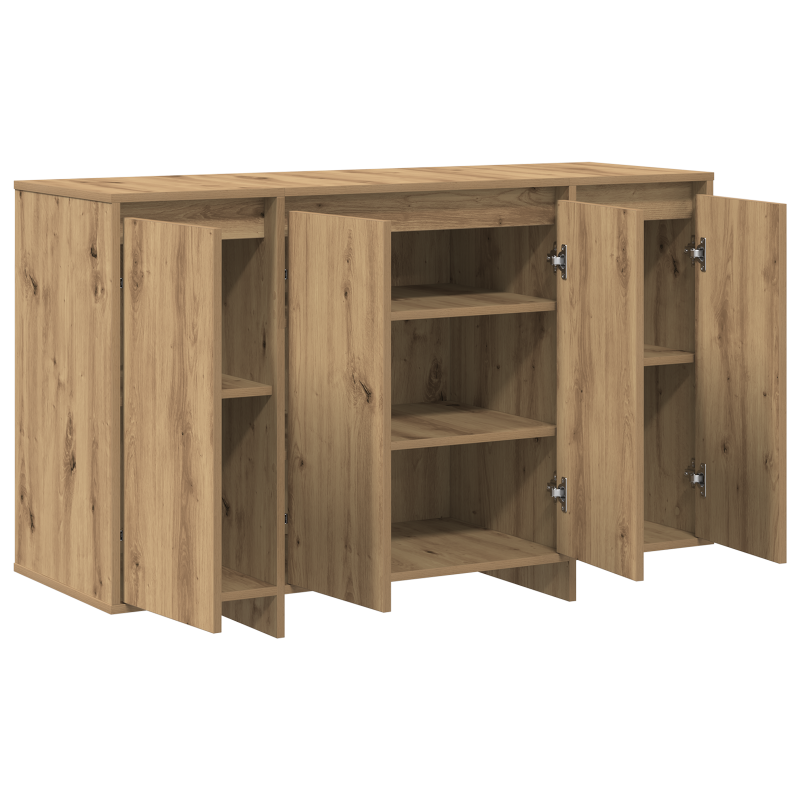 Eichen Sideboard Artisan Eiche Holzwerkstoff 120 x 41 x 75 cm