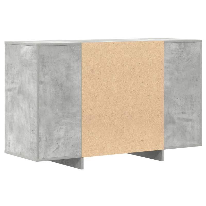 Sideboard Beton Grau 120x41x75 cm Ingenieurholz