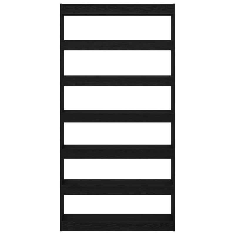 Bücherregal Schwarze Eiche Material 100 x 30 x 198 cm Regale