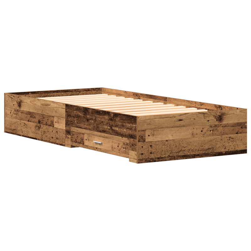 Bettgestell Altholz 100x200 cm Holzwerkstoff