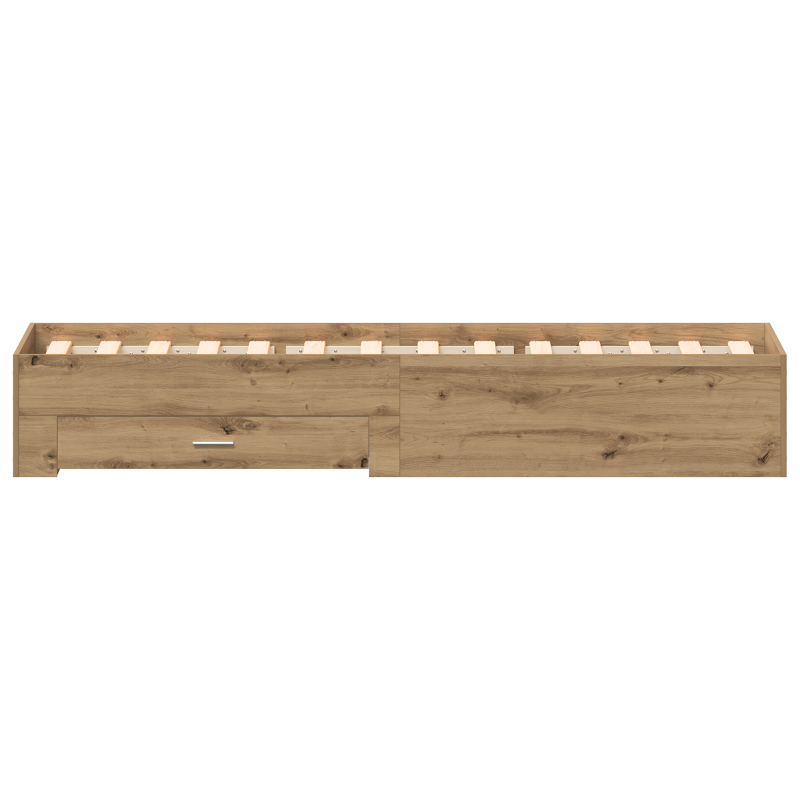 Bettgestell Artisan Eiche 90x200 cm Spanplatte