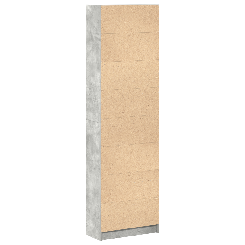 Kleiderschrank Betongrau 55x25x189 cm Spanplatte