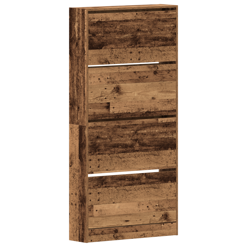 Schuhschrank Altes Holz Holzwerkstoff 80 x 21 x 163,5 cm