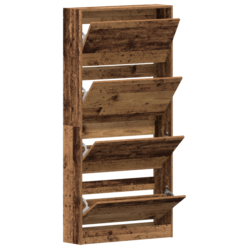 Schuhschrank Altes Holz Holzwerkstoff 80 x 21 x 163,5 cm