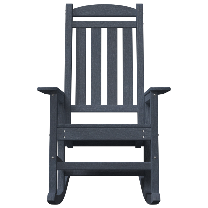 Garten Schaukelstühle 2 Stk Marineblau 70x92x107.5 cm HDPE