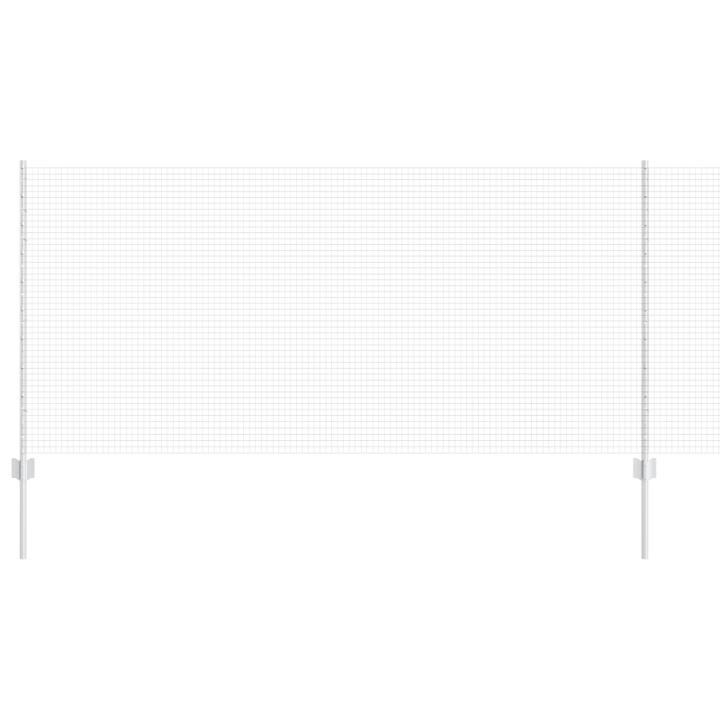 Gartenzaun Set Set aus 2 Verzinkter Stahl 25 m lang Langlebig