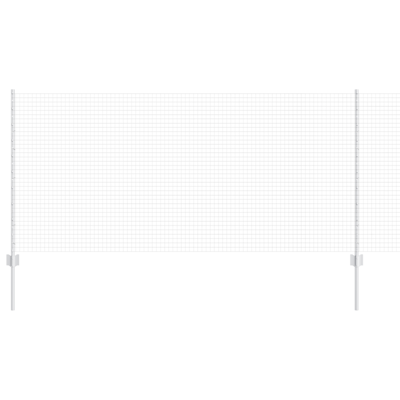 Hühnerdrahtzaun Set Set aus 2 Galvanisierter Stahl 25 x 1 m