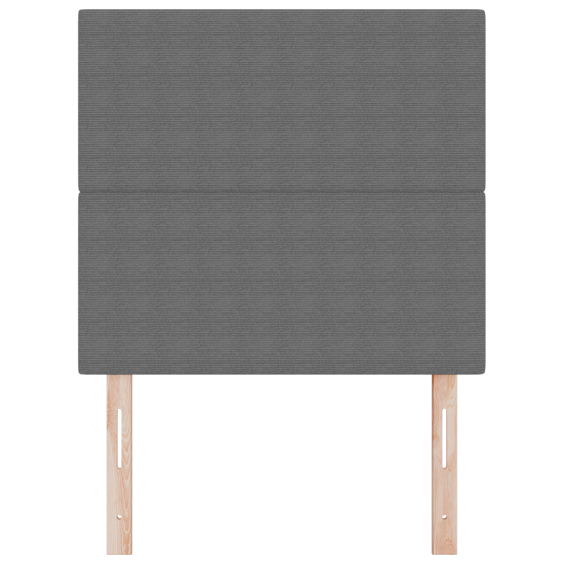 Kopfteil Schlichtes Design Hellgrau 100 cm Cord-Stoff