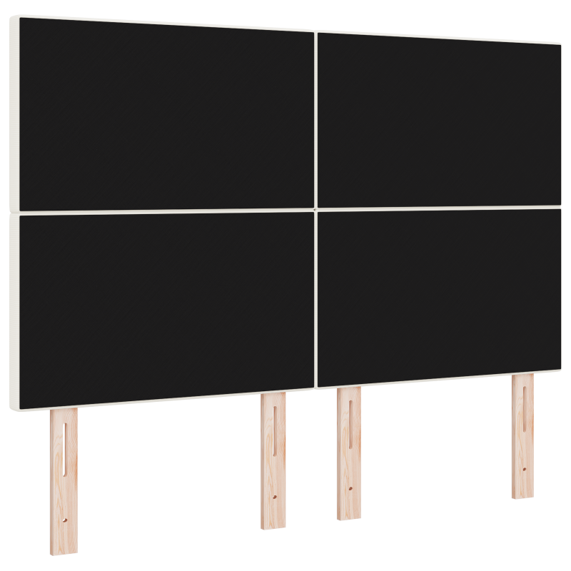 Einfaches Creme Kopfteil - 160 cm aus Cord