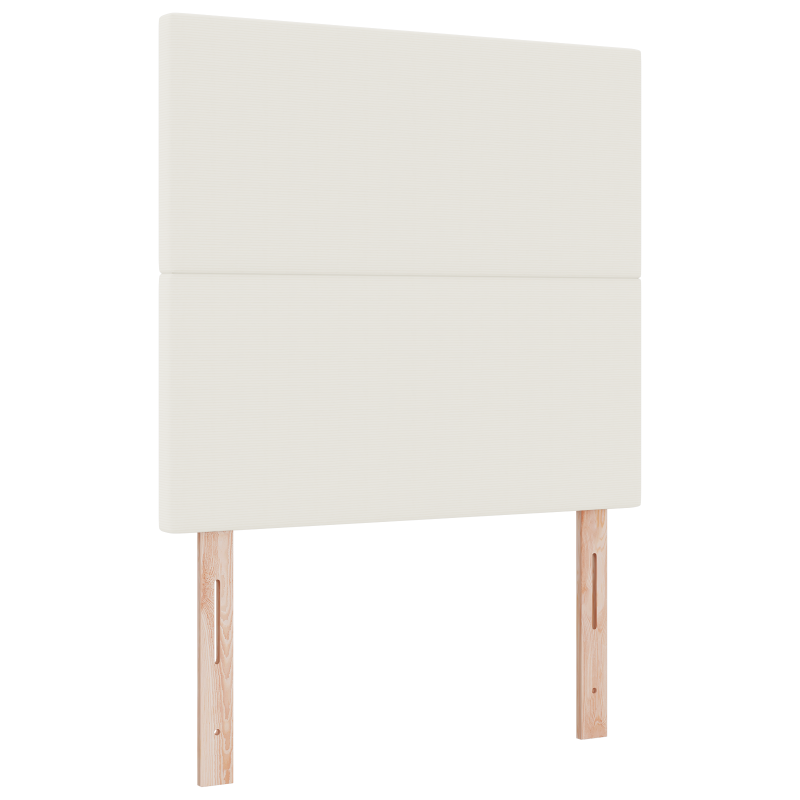 LED Kopfteil Creme 90 cm Cordstoff