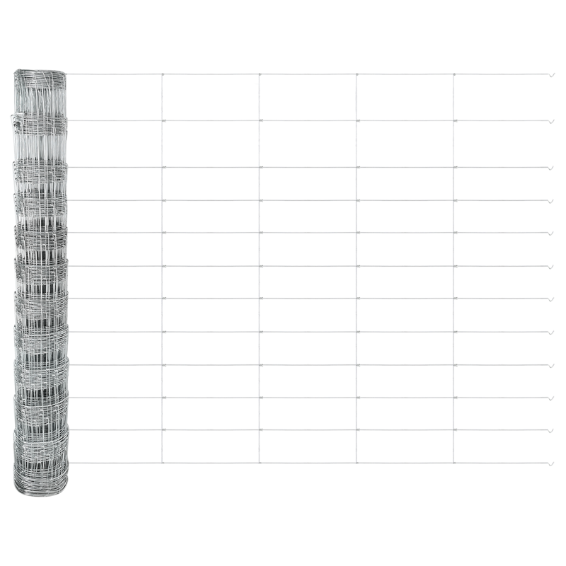 Weidezaun 1,2x25 m verzinkter Stahl