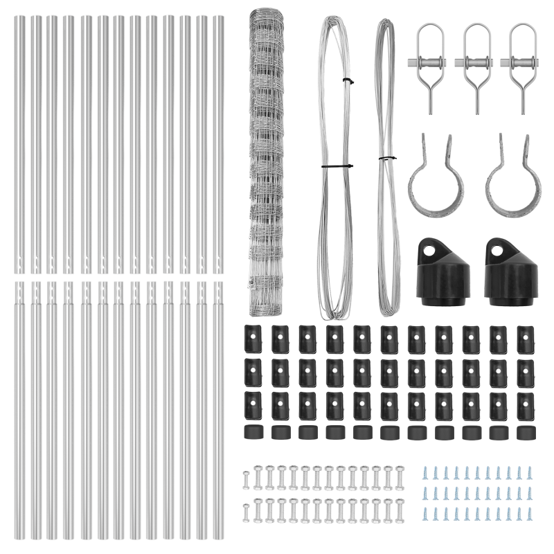 Feldzaun 1.4x25 m Verzinkter Stahl