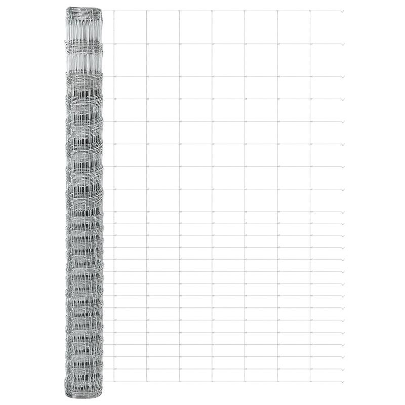 Feldzaun 1,6x25 m Verzinkter Stahl