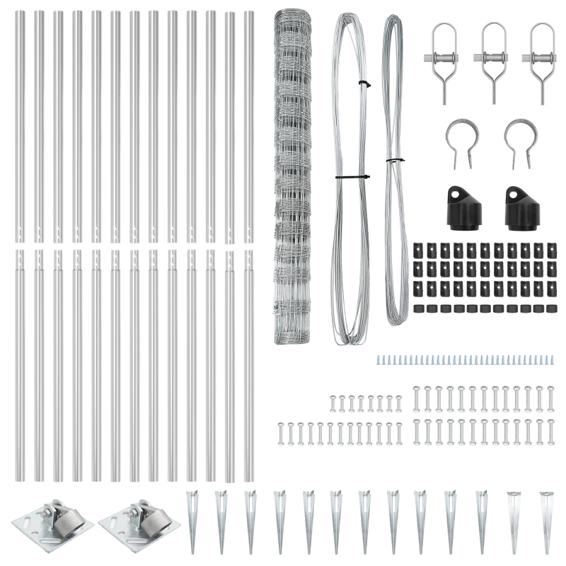 Feldzaun 1.4x50 m Verzinkter Stahl