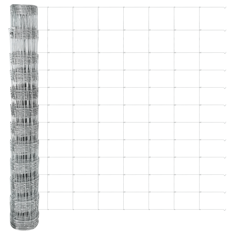 Feldzaun 1,2x25 m Verzinkter Stahl
