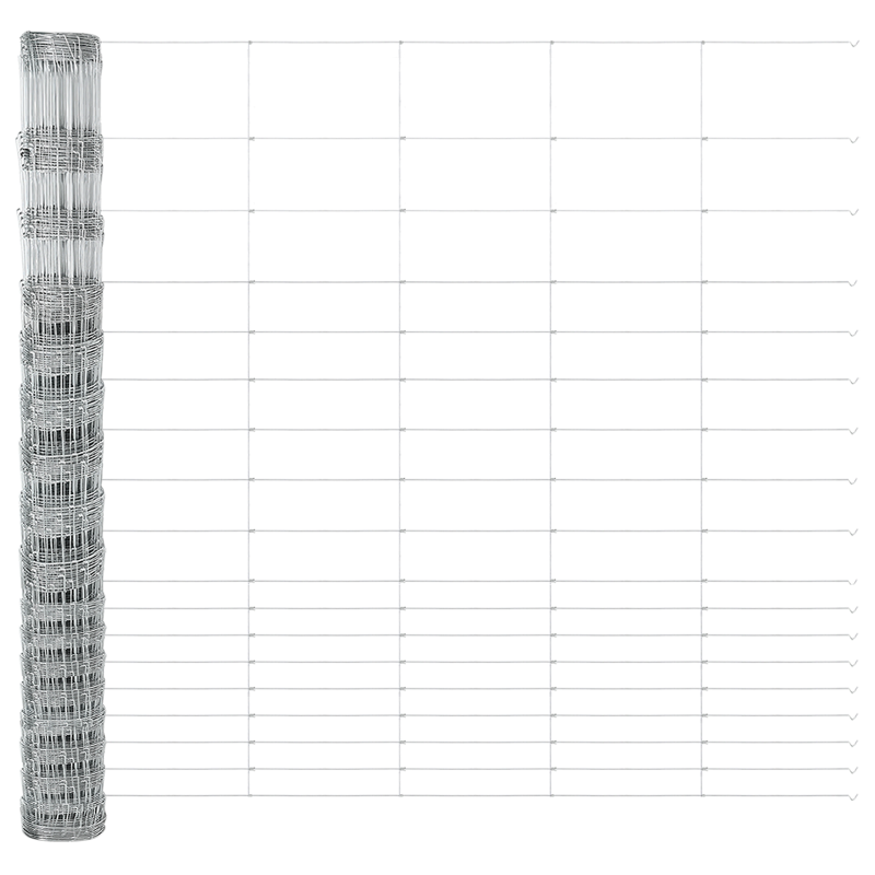 Feldzaun 1,5x25 m Verzinkter Stahl