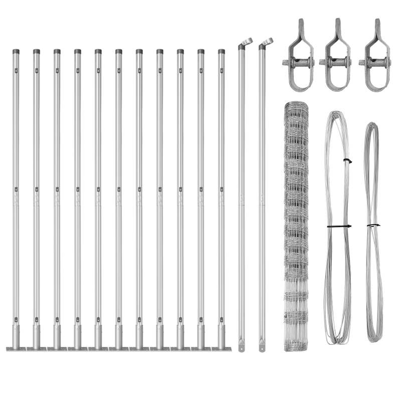 Feldzaun 1,6x25 m verzinkter Stahl