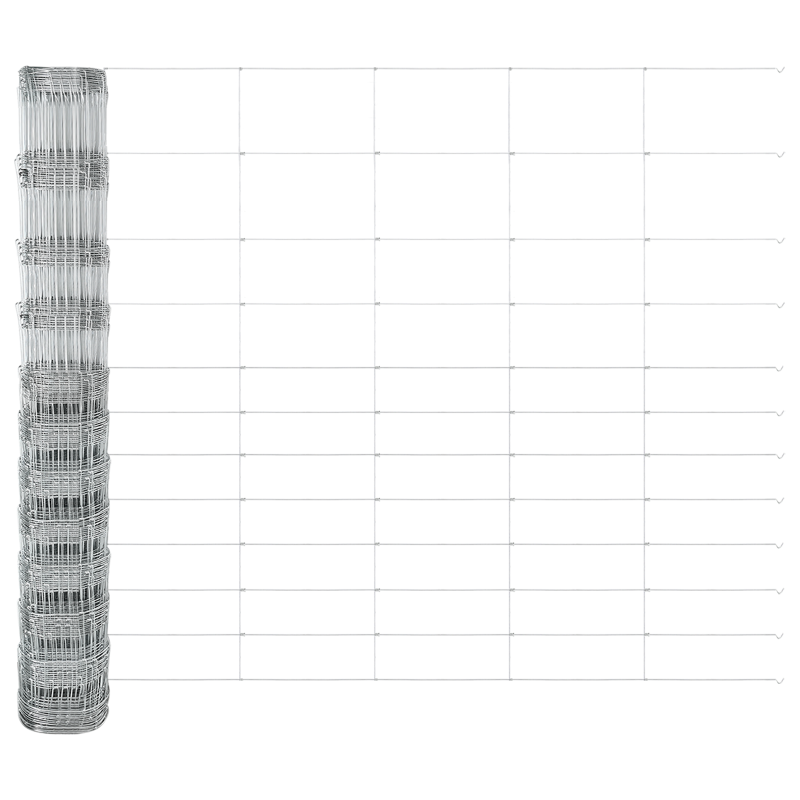 Feldzaun 1.4x50 m Verzinkter Stahl