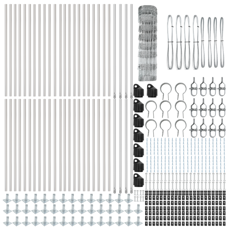 Feldzaun 0,8x100 m verzinkter Stahl