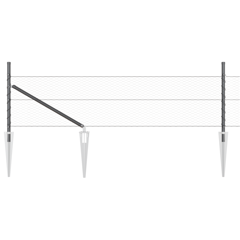 Schiebetür mit Zubehörset 86x211 cm Massivholz Kiefer